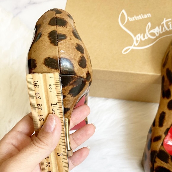 Christian Louboutin Low Leopard Heels